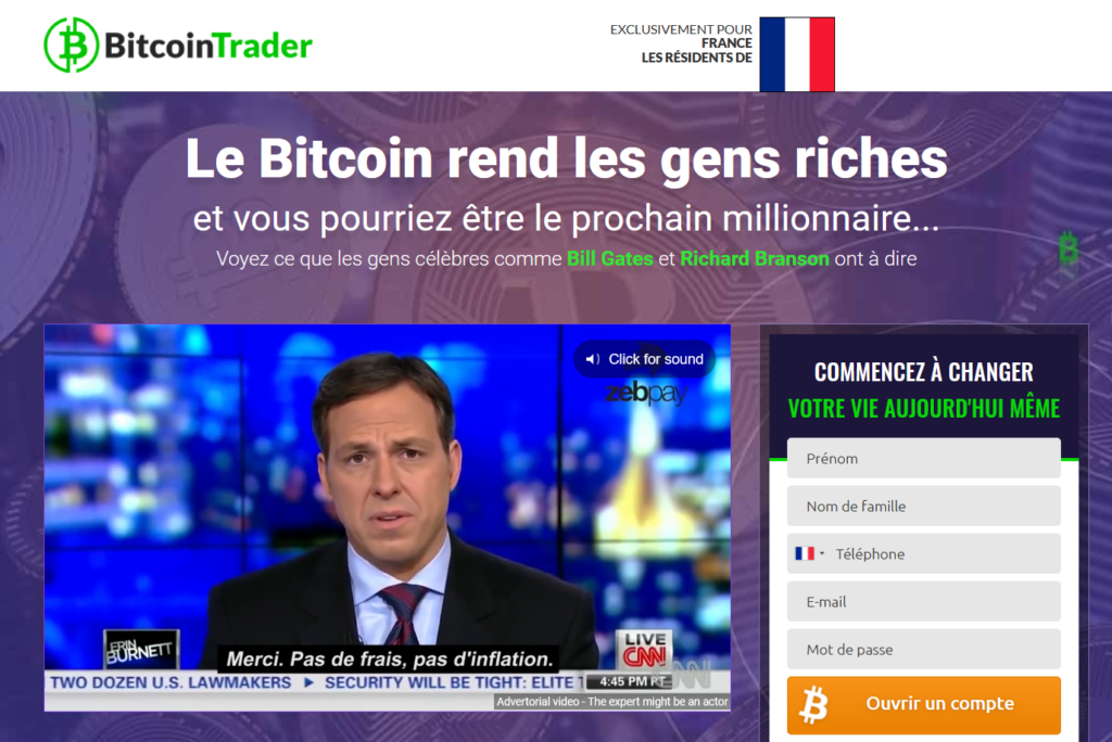 Bitcoin Trader site internet